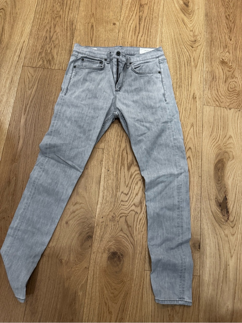 rag & bone Light Gray Skinny Jeans